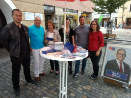 Infostand zur Europawahl in Schwandorf!