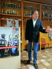 Franz Schindler auf der Mitgliederversammlung zur Wahl von Delegierten und Ersatzdelegierten zur Kreisdelegiertenkonferenz