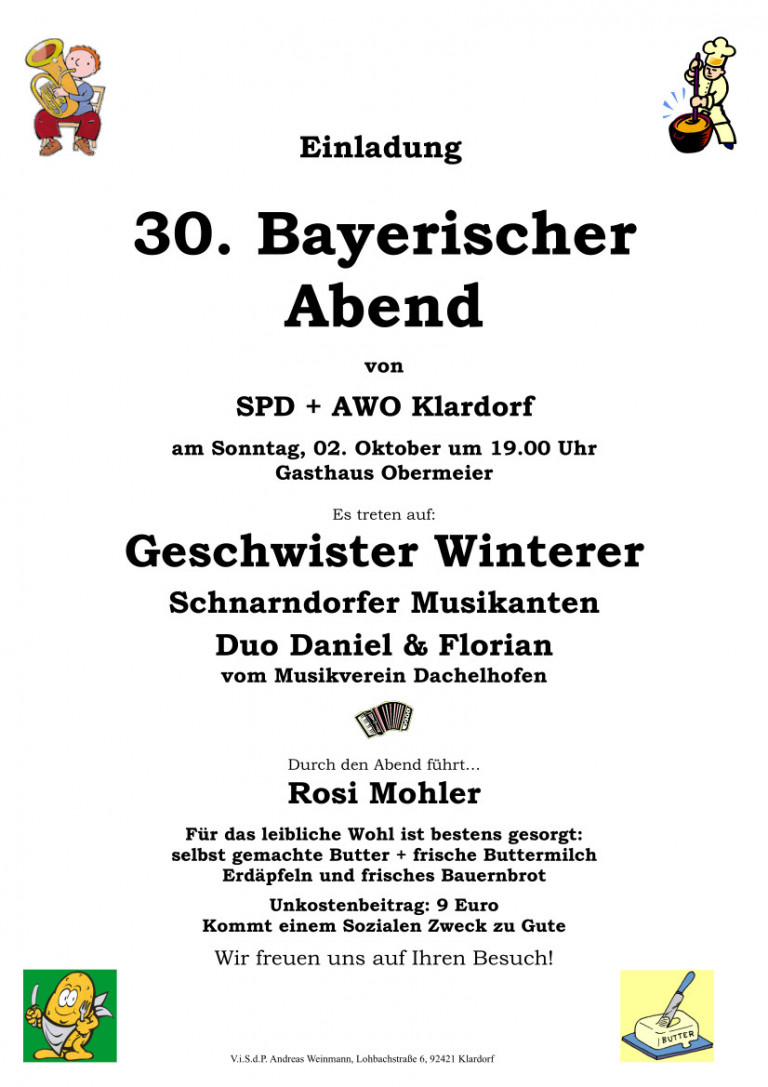 2022-10-02 Einladung Bayrischer Abend SPD Klardorf JPG