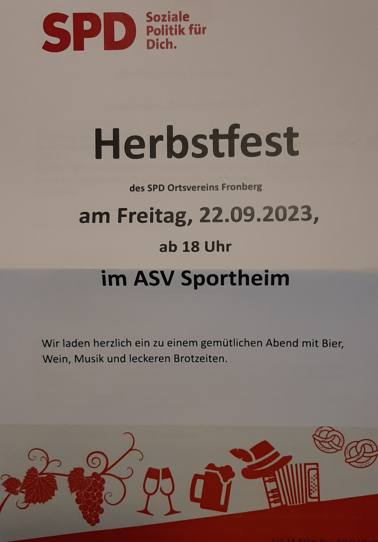 2023-09-22 SPD Fronberg Herbstfest