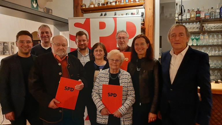 2024-12-15 Weihnachtsfeier SPD Schwandorf Gruppenfoto