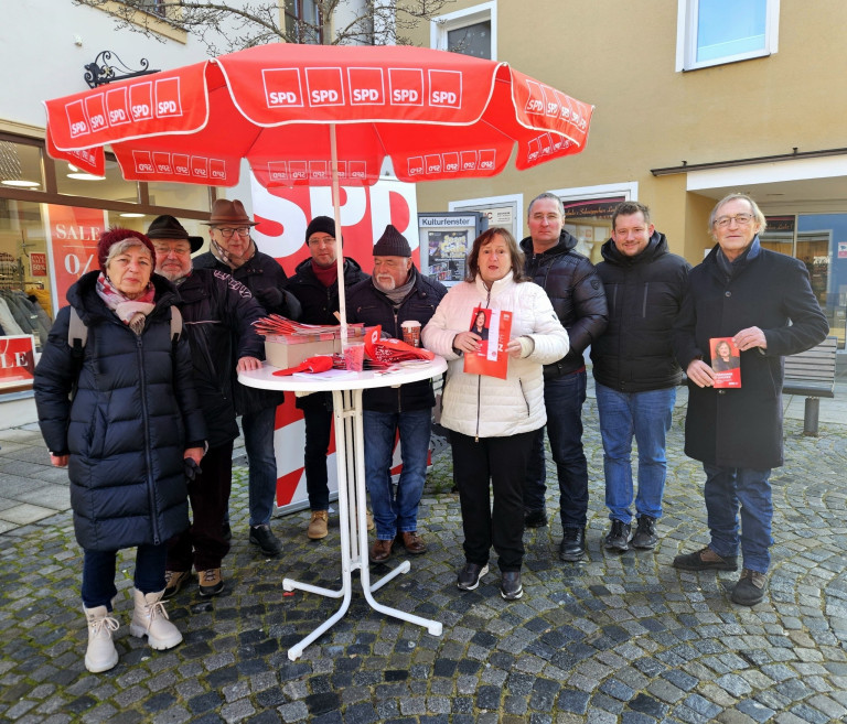 2025-01-18 Infostand Bundestagswahl