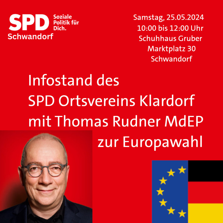 2024-05-25 Infostand Europawahl OV Klardorf - Thomas Rudner