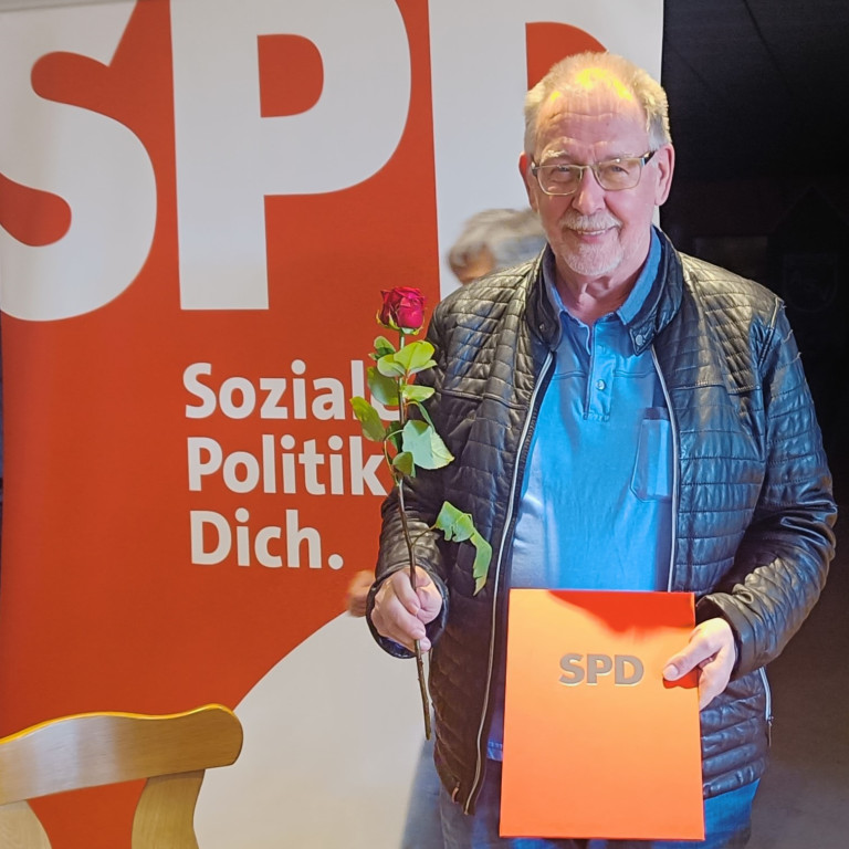 2025-05-16 SPD Fronberg Mitgliederversammlung Max Dobrogowski